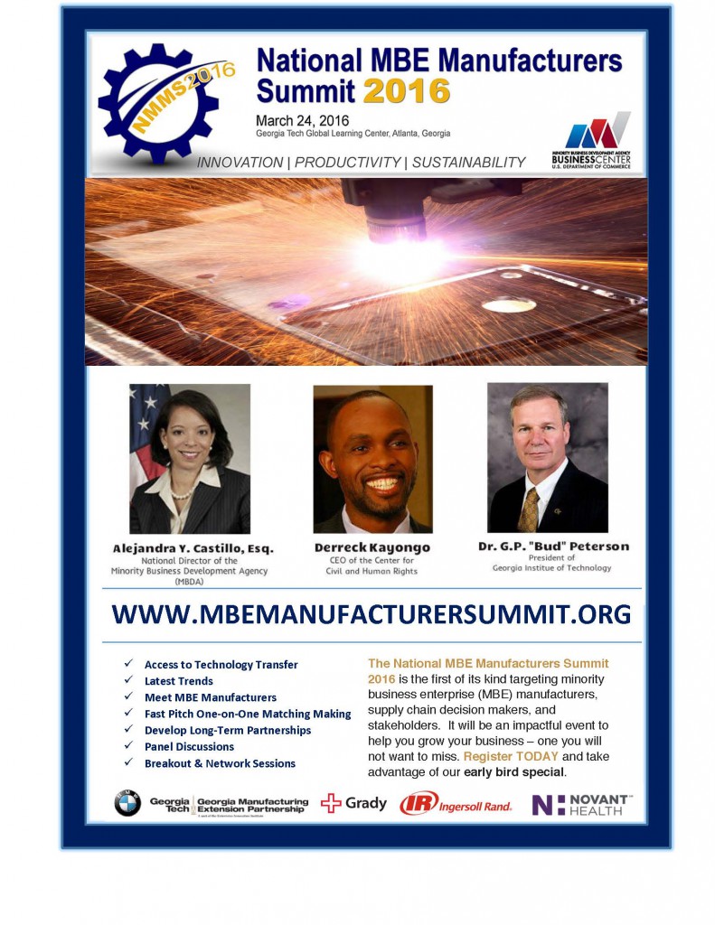 National_MBE_Manufacturers_Summit_2016_Flyer_Page_1