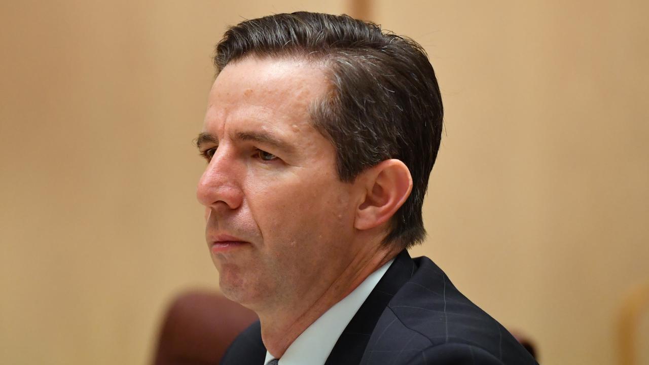 The pandemic is ongoing and continues to pose challenges in Australia, Simon Birmingham says.