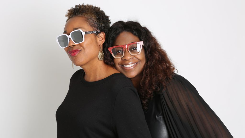 Tracey Green and Nancy Harris, owners of Vontélle eyewear company. (Vontélle Eyewear)