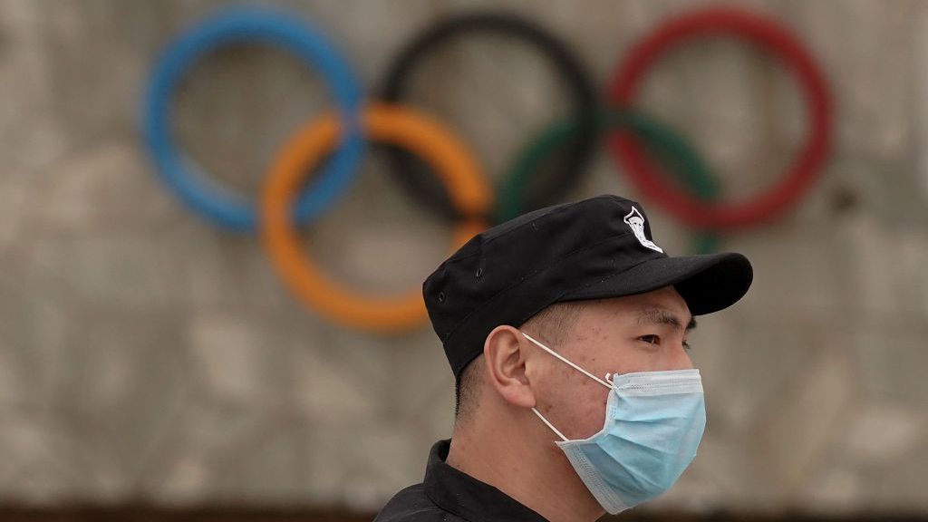 There is new bipartisan pressure for the Olympics to be relocated out of China due to alleged human rights abuses. (Photo by Lintao Zhang/Getty Images)