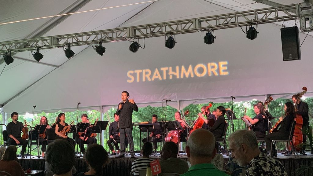 The New Orchestra of Washington performed compositions written by four African American composers on Juneteenth (June 19) at the Strathmore in North Bethesda, Maryland. (Courtesy of the Strathmore) 