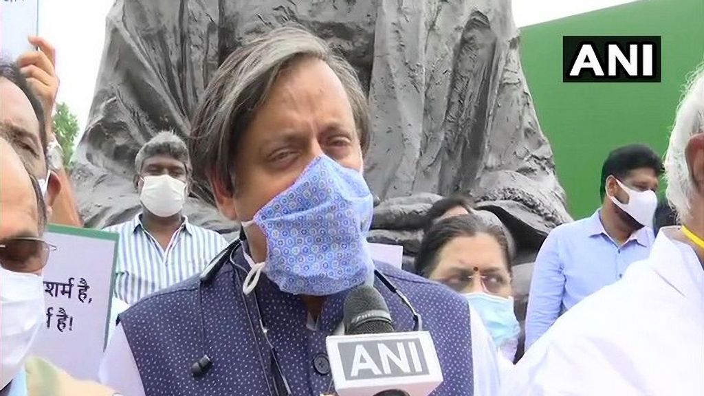 Shashi Tharoor has summoned the officials of the Indian Ministry of Electronics and Information Technology and the Indian Ministry of Home Affairs to appear before it over the alleged Pegasus snooping issue on July 28. (ANI)