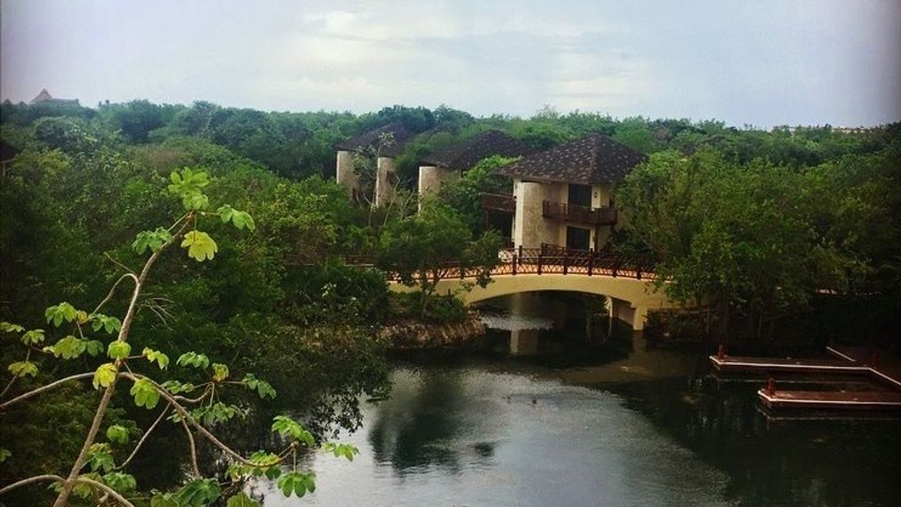 strongThe view from the Fairmont Mayakoba Hotel, in the Rivera Maya, in Cancun, Quintana Roo. The resort complex will serve as the location for the ILTM trade event in order to relaunch luxury tourism in the area after lockdowns brought by COVID-19. (Jimena Rivera/Zenger)/strong