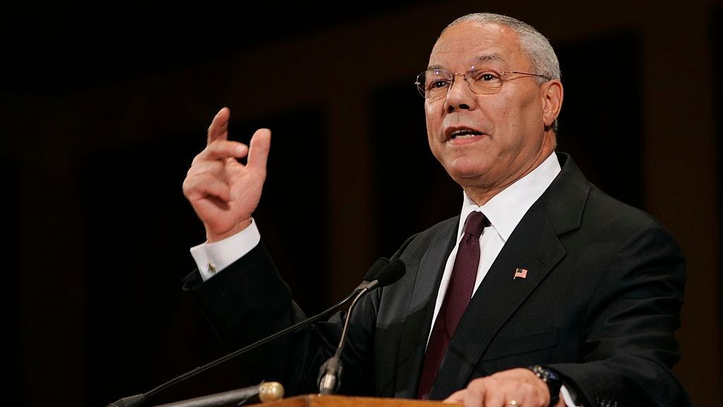 Former U.S. Secretary of State Colin Powell died at age 84 on Oct. 18. (Brendan Smialowski/Getty Images)