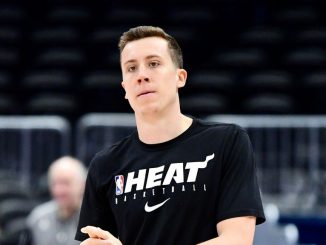 Is something wrong with Duncan Robinson's shooting, or is this just an annoying slump that'll correct itself? (All-Pro Reels/CC By-SA 2.0)