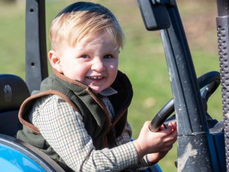 The tractor obsessed fifth generation farmer who is taking social media by storm- at just three years old. (Lee Mclean/Zenger)