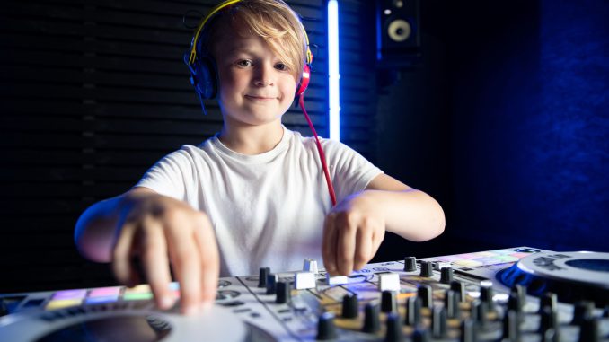 Talented Archie Norbury, better known as DJ Archie, was officially recognized as the youngest DJ on the planet at just four years and 130 days old. (Tony Kershaw/Zenger)