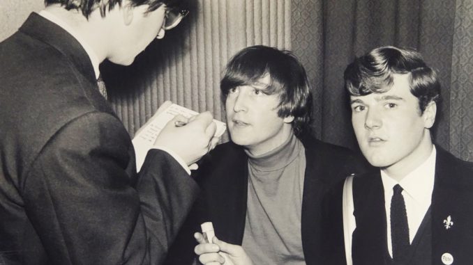 John Lennon revealed he didn't think the Beatles were good musicians to a student journalist - who'd blagged his way into a press conference before a gig. (Simon Galloway/Zenger)