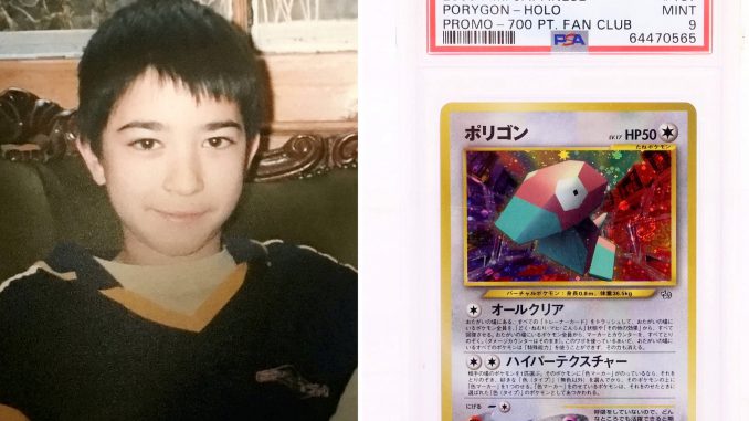 A schoolboy's Pokémon cards which he collected through playground 'swapsies' in the 1990s are now worth thousands of pounds. (Steve Chatterley, SWNS/Zenger)