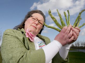 A fortune teller dubbed Mystic Veg who predicts the future using asparagus has revealed the UK's next Prime Minister will be Ben Wallace. (Jon Mills, SWNS/Zenger)