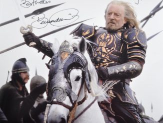 Actor Bernard Hill signed photo from the Lord of the Rings.  (East Bristol Auctions via SWNS)