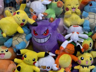 Stuffed toys featuring Pokémon characters are seen at the 72nd toy fair (Spielwarenmesse) in Nuremberg, southern Germany, on February 2, 2023. Pokémon is one of the most successful animated series and still going strong today. CHRISTOF STACHE/BENZINGA