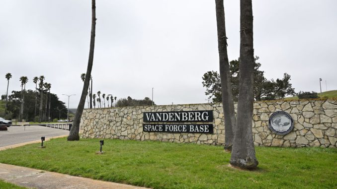 Vandenberg Space Force Base is seen as the launching operation of Turkiye's new high-resolution observation satellite IMECE is postponed due to weather conditions in Lompoc, California, United States on April 11, 2023. SpaceX is targeting no earlier than Thursday, April 13 at 11:47 p.m. PT (06:47 UTC on April 14) for Falcon 9âs launch of the Transporter-7 mission to low-Earth orbit from Space Launch Complex 4E (SLC-4E) at Vandenberg Space Force Base in California. TAYFUN COSKUN/BENZINGA