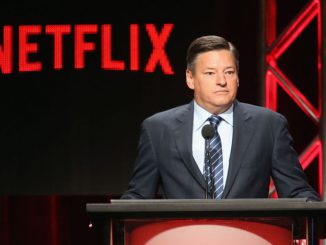 Chief Content Officer for Netflix Ted Sarandos speaks onstage during the Netflix portion of the 2015 Summer TCA Tour at The Beverly Hilton Hotel on July 28, 2015 in Beverly Hills, California. Netflix not anti-sports, but pro-profit. (FREDERICK M. BROWN/GETTYIMAGES)