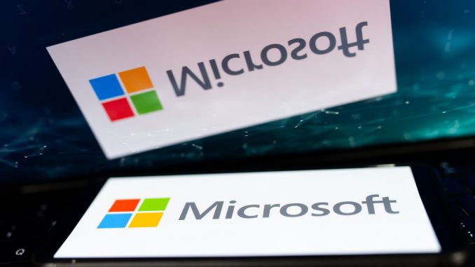 Technology giant Microsoft Corp has grown over the years thanks to new products, acquisitions and growth of its key operating segments. MATEUSZ SLODKOWSKI/GETTY IMAGES