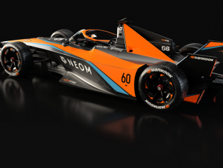 Formula E race car.In a thrilling feat of speed and innovation, a modified GEN3 race car has claimed the Guinness World Record for the fastest speed achieved by a vehicle indoors.  NEOM. 