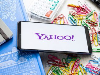 In this photo illustration a Yahoo logo seen displayed on a smartphone. Yahoo debuted as a public company in April 1996 and went on to become one of the most valuable internet services companies, with its search and email. (Photo Illustration by Mateusz Slodkowski/SOPA Images/LightRocket via Getty Images)