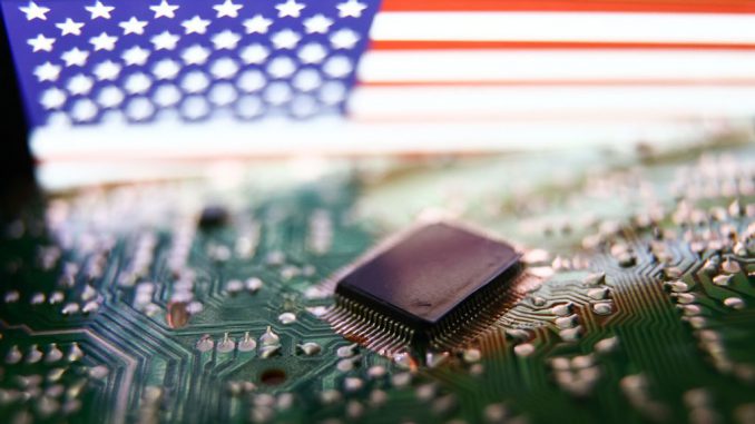 Top executives from major U.S. chip companies have advised Biden officials to carefully assess the consequences of export restrictions to China and suggested pausing before implementing any new measures. JAKUB PORZYCKI/GETTY IMAGES 