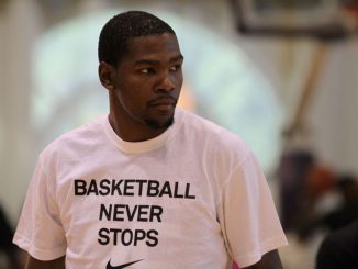 Two-time champion Kevin Durant praised the 2021 rookie class. (Gameface-Photos/CC BY-SA 2.0)
