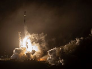 NASA's Double Asteroid Redirection Test (DART) spacecraft launches on a mission to collide with an asteroid in the world's first planetary defense test mission. Riding atop a SpaceX Falcon 9 rocket, DART took off Wednesday, Nov. 24, from Space Launch Complex 4 East at Vandenberg Space Force Base in California. (NASA/Bill Ingalls)