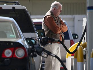 AAA listed a national average retail price of approximately $3.40 for a gallon of regular unleaded gasoline for Nov. 2, the highest it’s been since late 2014. (Justin Sullivan/Getty Images)