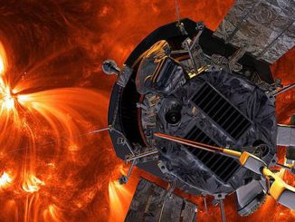 The Parker Space Probe, the fastest man-made object ever built, will continue to orbit the sun until 2025. It is collecting data on the outer corona of the sun and the dynamics of solar wind, all while surviving the impact of dust produced by comets and asteroids. (NASA)