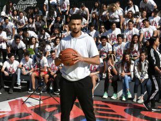 Jamal Murray is an integral part of the Denver Nuggets’ success. If he returns from his knee injury, could the Nuggets make a push to snatch up home court advantage in the first round? (Neilson Barnard/Getty Images for adidas)