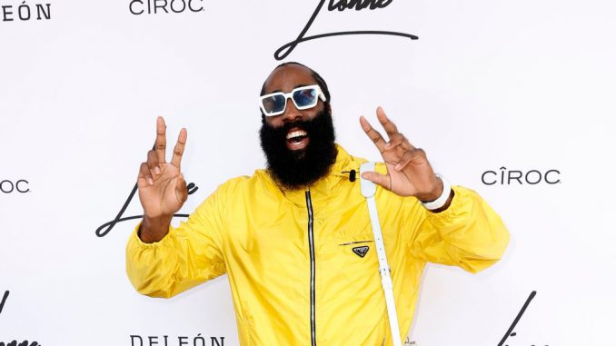 James Harden (pictured) allows the Philadelphia 76ers to capitalize on a historically dominant campaign from Joel Embiid. (Frazer Harrison/Getty Images)