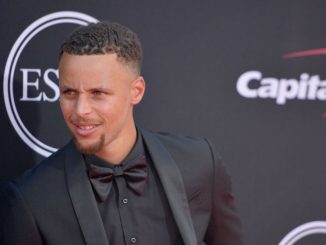 Golden State Warrior Steph Curry blew the roof off the building on Monday night against the Houston Rockets. (Matt Winkelmeyer/Getty Images)