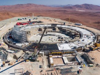 Construction work has resumed on the the world's largest telescope, the European Southern Observatory's Extremely Large Telescope (ELT) in Antofagasta, Chile. (G. Hudepohl-atacamaphoto.com-ESO/Zenger)