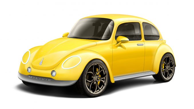 Milivie, an extremely limited production run of 22 cars that are a reimagining of the Volkswagen Beetle, from a company in Leipzig, Germany. (Milivie/Zenger)