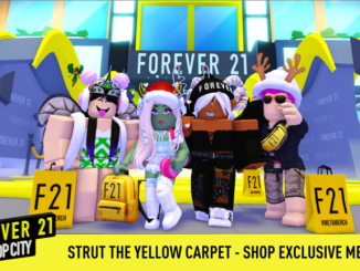 The latest Barbie clothing collection can be seen on the Forever 21 Shop City on Roblox. (Forever 21 Shop City/Roblox)