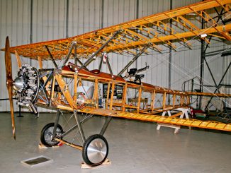 The Sopwith 1 1/2 Strutter before completion in an undated photograph. A group of 60 volunteers has been working on the airplane for over 20 years. (Simon Galloway, SWNS/Zenger)