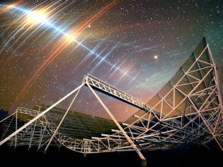 A radio signal that beats like a heart in an unknown galaxy billions of light years from earth has been discovered by scientists. (Steve Chatterley, SWNS/Zenger)