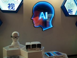 Cutting edge applications of Artificial Intelligence are seen on display at the Artificial Intelligence Pavilion of Zhangjiang Future Park during a state organized media tour on June 18, 2021 in Shanghai, China. (Photo by Andrea Verdelli/Getty Images)