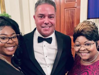 Lynette “Diamond” Hardaway (left) and Herneitha Rochelle Hardaway Richardson (right) at the White House on February 19, 2019. (Jason Sullivan)