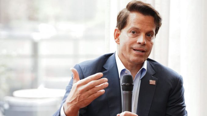 Anthony Scaramucci speaks at the Exclusive Resorts Luncheon hosted by Anthony Scaramucci and Steve Case at Ci Siamo on September 13, 2022, in New York City. SkyBridge Capital can buy back the stake it sold to collapsed cryptocurrency exchange FTX, but the issue will likely take months to resolve. JARED SISKIN/BENZINGA
