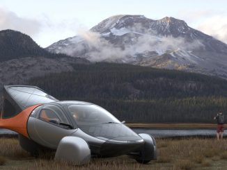 A sci-fi-style electric vehicle has launched that's entirely powered by the sun. The firm says the Launch Edition, announced this month, has the longest range of any production vehicle, with up to 1,000 miles per charge and the ability to travel up to 40 miles a day on free power from its integrated solar panels. APTERA/SWNS TALKER