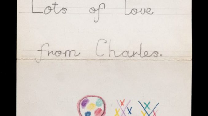 strongLetter King Charles sent to his grandmother. HANSONS/SWNS/strong
