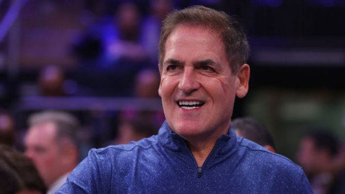Dallas Mavericks owner Mark Cuban looks on prior to the start of the game between the New York Knicks and the Dallas Mavericks at Madison Square Garden on December 03, 2022, in New York City. Cuban is one of the investors of Illumix a start-up in the Silicon Valley MIKE STOBE/BENZINGA
