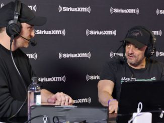 (L-R) Host Mark Zito and Gary Vee attend SiriusXM At Super Bowl LVII on February 10, 2023, in Phoenix, Arizona. Vaynerchuk hosted VeeCon 2023 in Indianapolis, Indiana at Lucas Oil Stadium. CINDY ORD/BENZINGA