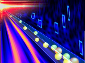 Researchers have developed new signal-processing techniques that were used with an optofluidic biosensor chip to detect a mixture of nanobeads across concentrations that varied by eight orders of magnitude. PHOTO BY HOLGER SCHMIDT/ECE DEPARTMENT, UNIVERSITY OF CALIFORNIA