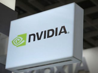 The NVIDIA logo on display at a computer expo in Taipei, Taiwan in May. Nvidia is best-positioned fundamentally, given its dominant position in generative AI, given outsized demand, Vinh said. (Walid Berrazeg/Anadolu Agency via Getty Images)