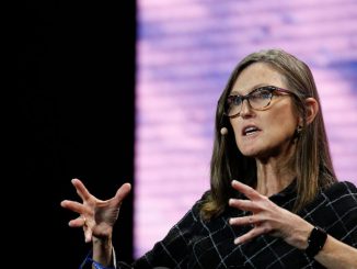 Wood, chief executive officer and chief investment officer, Ark Invest, gestures as she speaks during the Bitcoin 2022 Conference at Miami Beach Convention Center on April 7, 2022 in Miami, Florida.According to an analysis by Cathie Wood-led Ark Investment Management, EV giant Tesla Inc’s potential platform fees a href=https://www.Zenger News.com/analyst-ratings/analyst-color/21/12/24472514/why-cathie-woods-ark-sees-tesla-inching-toward-transforming-personal-car-from-a-strin autonomous ride-hailing/a could be much higher than previously estimated. PHOTO BY MARCO BELLO/GETTY IMAGES