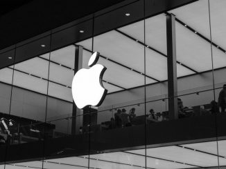 Apple logo as seen on the exteriors of a building. Apple unveiled the highly anticipated Vision Pro Headset last month after years of development. BANGYU WANG/UNSPLASH.