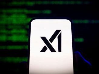 The xAI logo is seen on a mobile device in this photo illustration on July 13, 2023 in Warsaw, Poland. On Wednesday Elon Musk announced his new company xAI which he says has the goal to understand the true nature of the universe. (Jaap Arriens/NurPhoto via Getty Images)