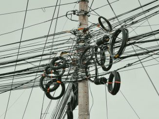 Photos of telecommunication wires. Thousands of toxic cables have been left behind by telecommunications companies over the years, posing a health risk for surrounding communities. RAVI AVAALA/UNSPLASH. 