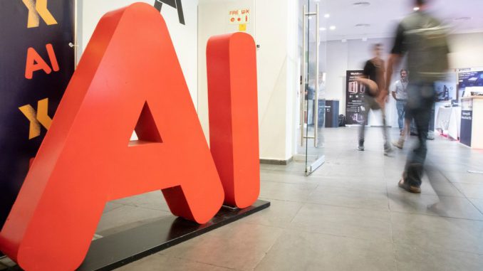 Sharir started a social initiative that developed an a href=https://www.israel21c.org/topic/ai/AI/a voice-activated personal safety app enabling users to activate their phones from afar using only their voice by calling out passwords. CHEN JUNGING/GETTY IMAGES 