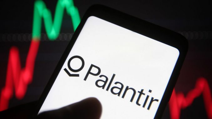 Palantir Technologies, Inc. reported Monday after market close second-quarter results that came in line and issued upbeat guidance. PAVLO GONCHAR/GETTY IMAGES 