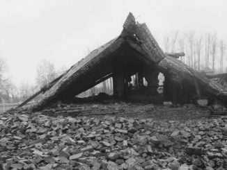 strongThe ruins of a gas chamber from the former Nazi extermination camp Birkenau, part of the Auschwitz concentration camp, are seen in Oswiecim, Poland, on January 10, 2023. The world's largest database of Holocaust documents is being searched by Israel's Holocaust Remembrance Center in Jerusalem said that it has begun deploying cutting-edge AI technologies, including a new picture-detecting capacity. ANDREW LICHTENSTEIN/CORBIS/GETTY IMAGES/strong